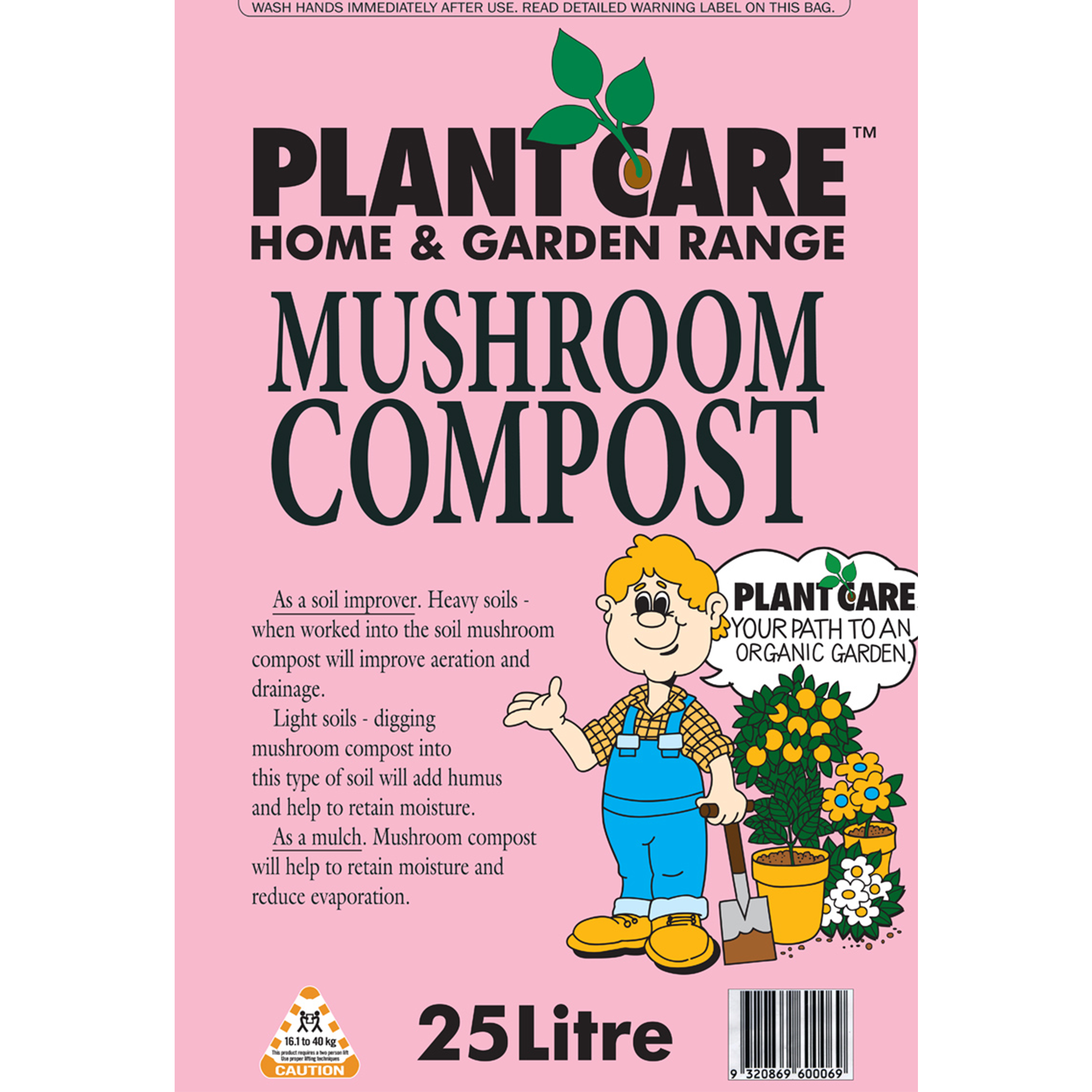 MUSHROOM COMPOST 25 LITRE