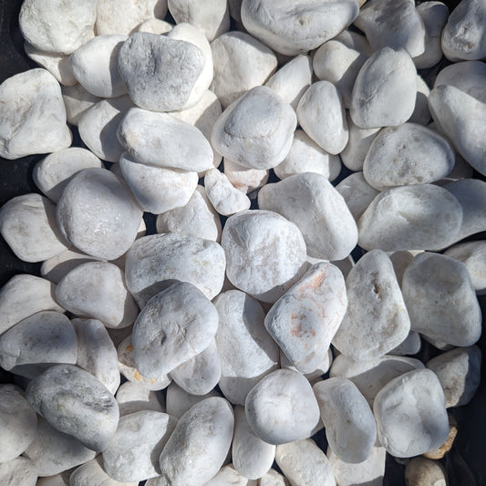 PEBBLES 20KG SNOW WHITE