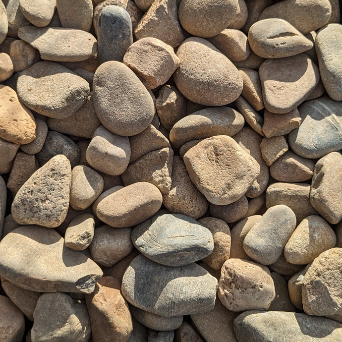 Nepean river pebbles - large 20kg