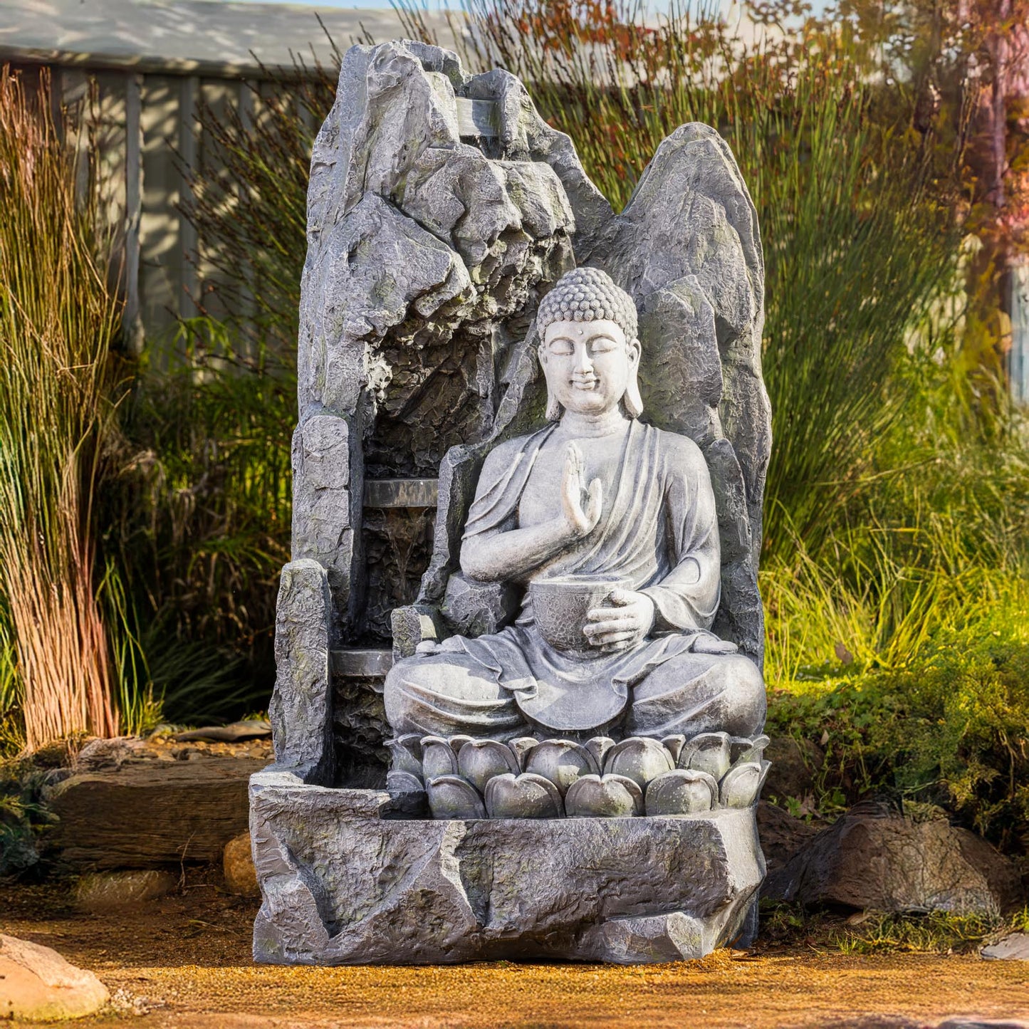 Buddha Lotus Grotto Fountain