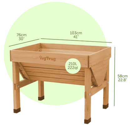 VegTrug Classic Small 1m Natural