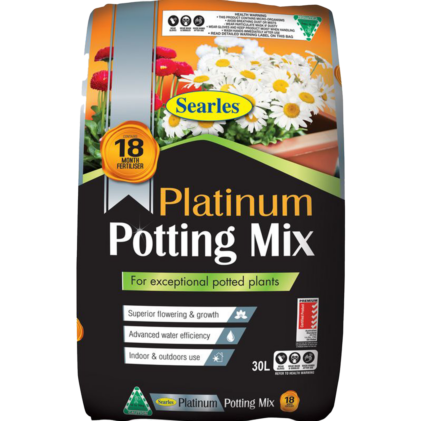 Platinum potting mix 30lt