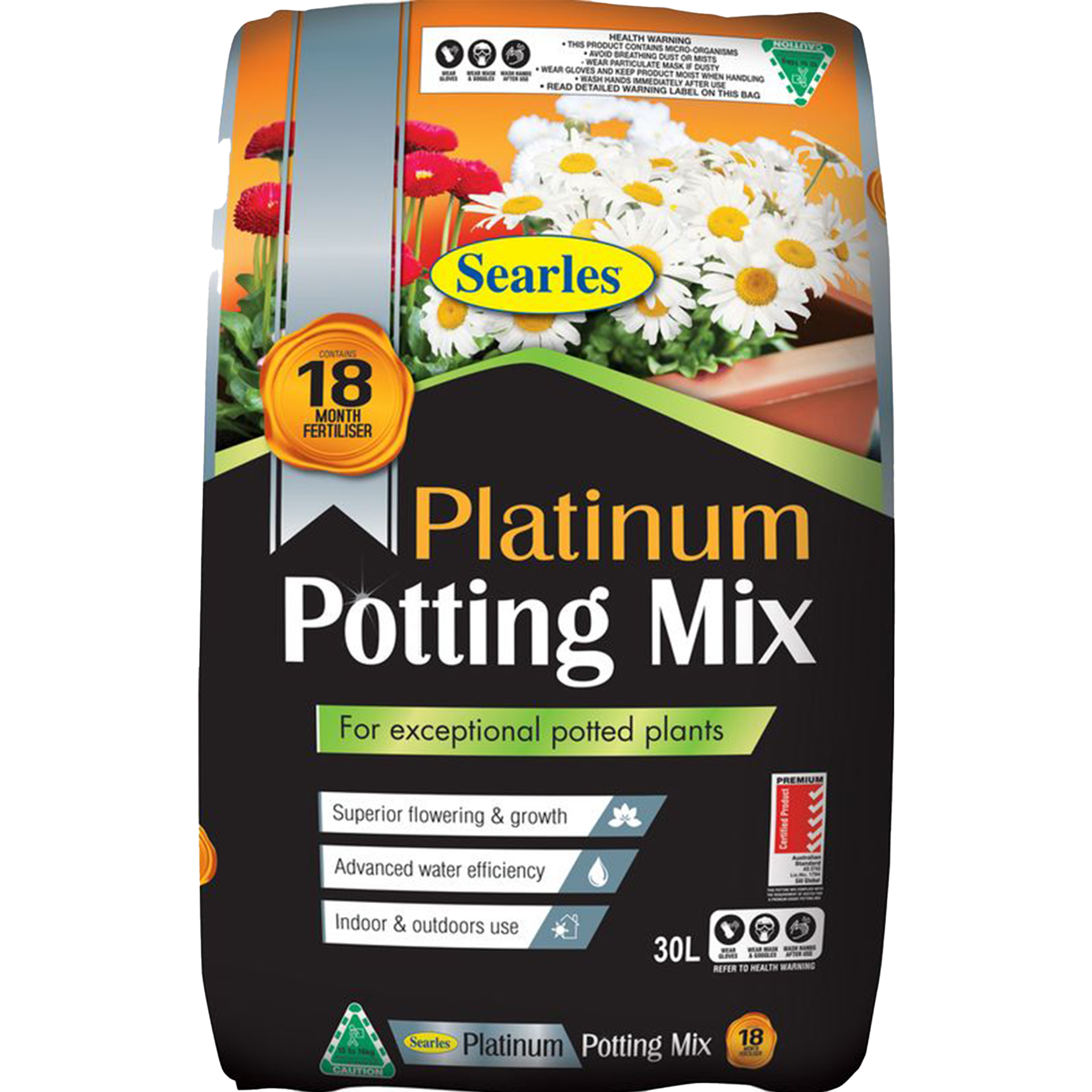 Platinum potting mix 30lt