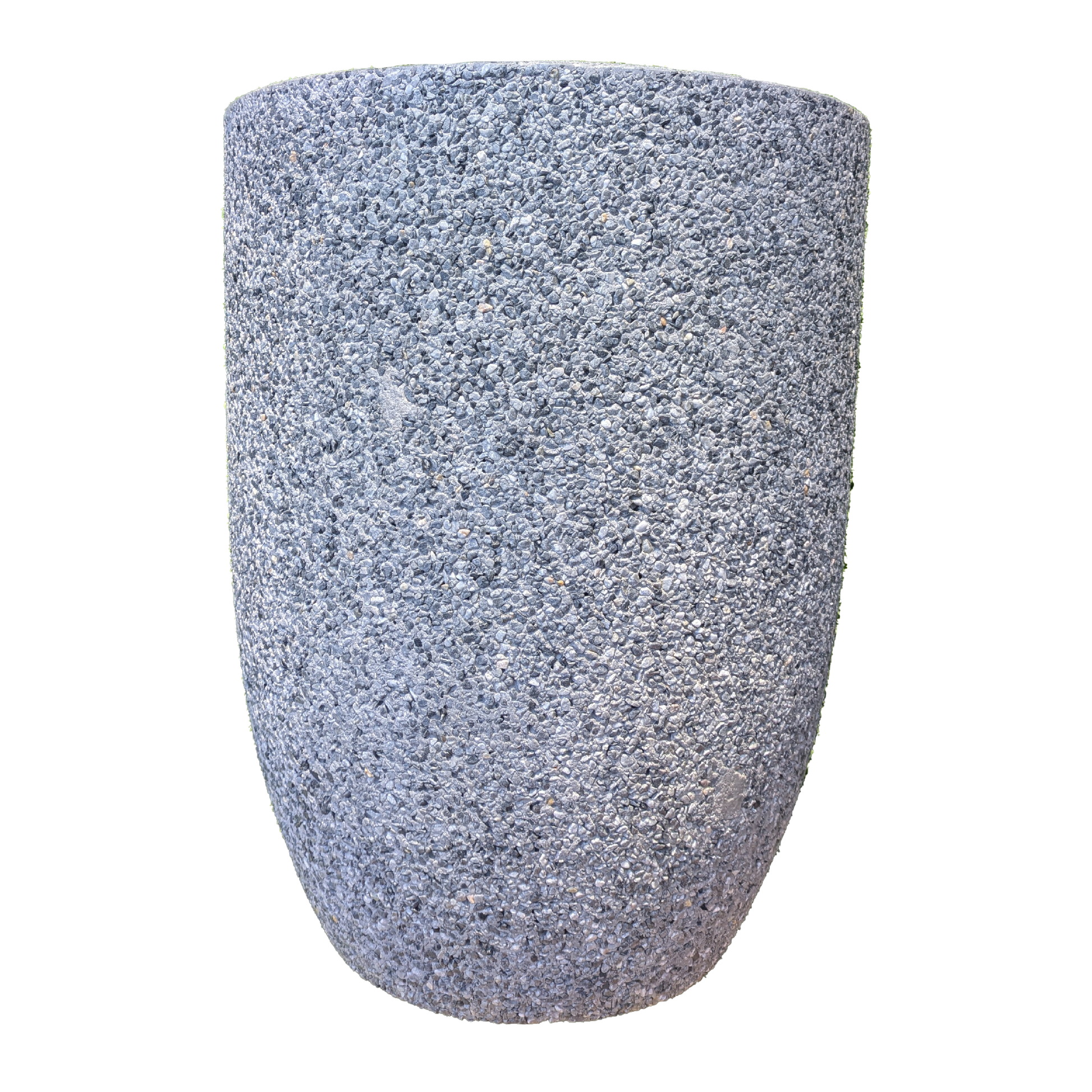 Chambers U Pot [Size:Medium Finish:Dark Grey Pebble]