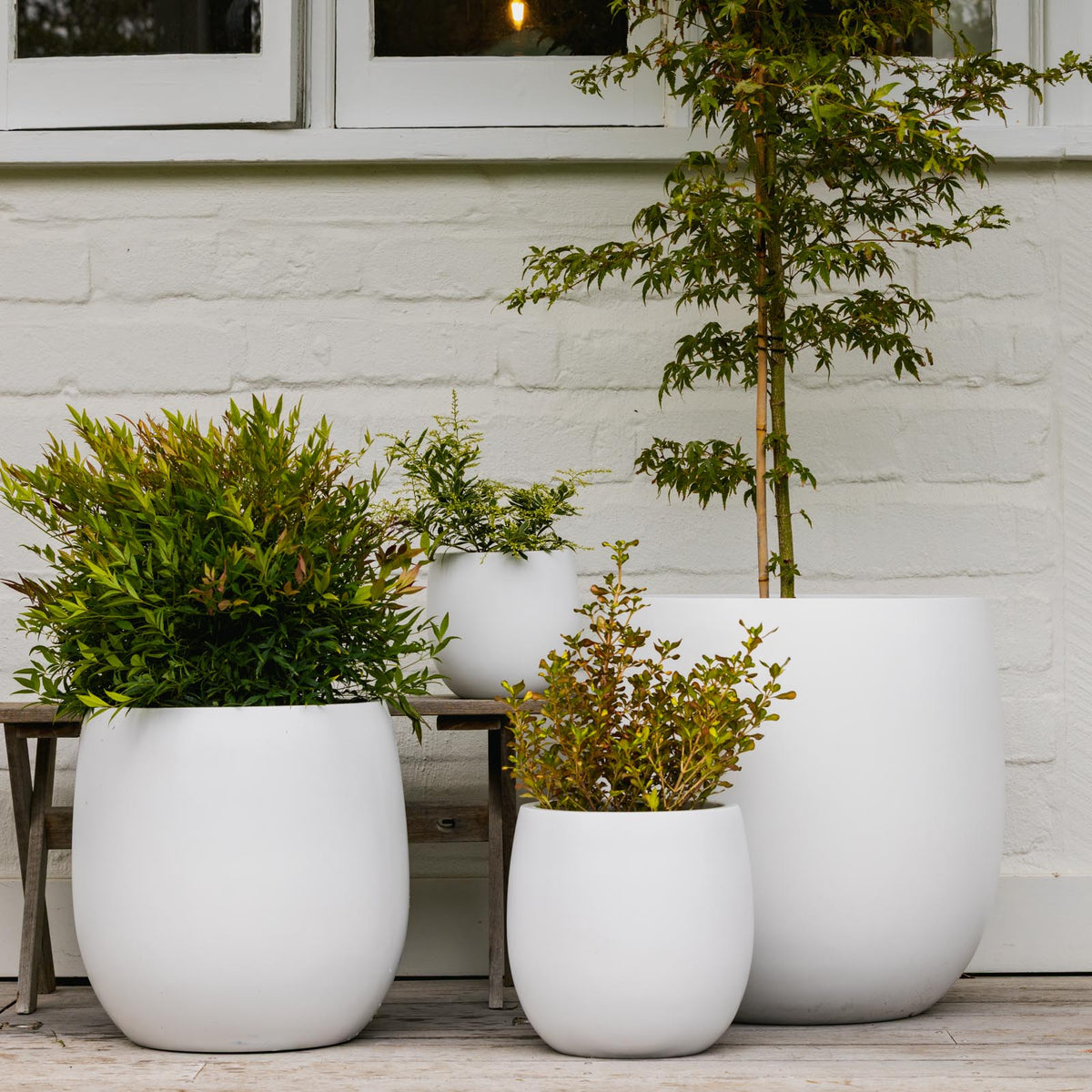 Satine Drum [size:extra Large Finish:white]