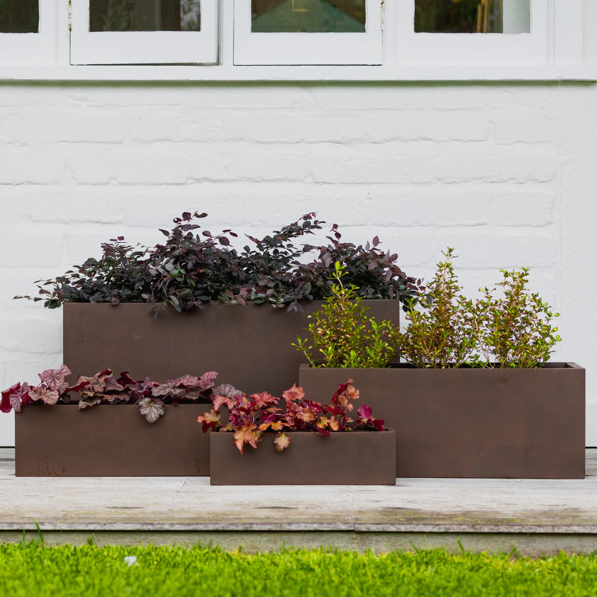 Satine Trough [size:extra Large Finish:rust]
