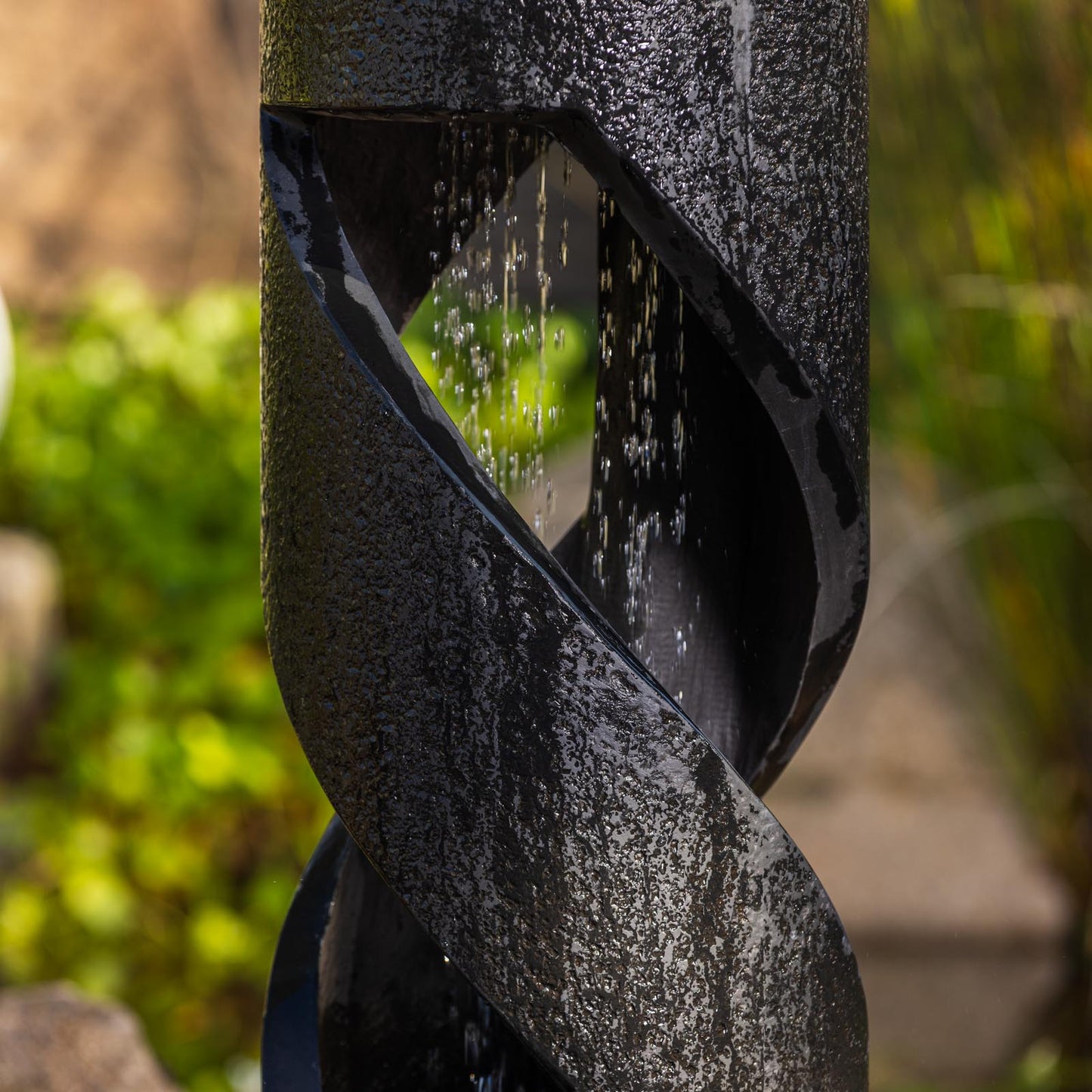 Twirled Bowl Fountain [finish:charcoal]