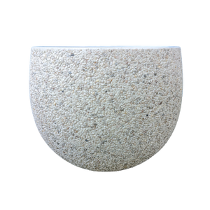 Mega Belly Pot [Size:Extra Small Finish:White Pebble]