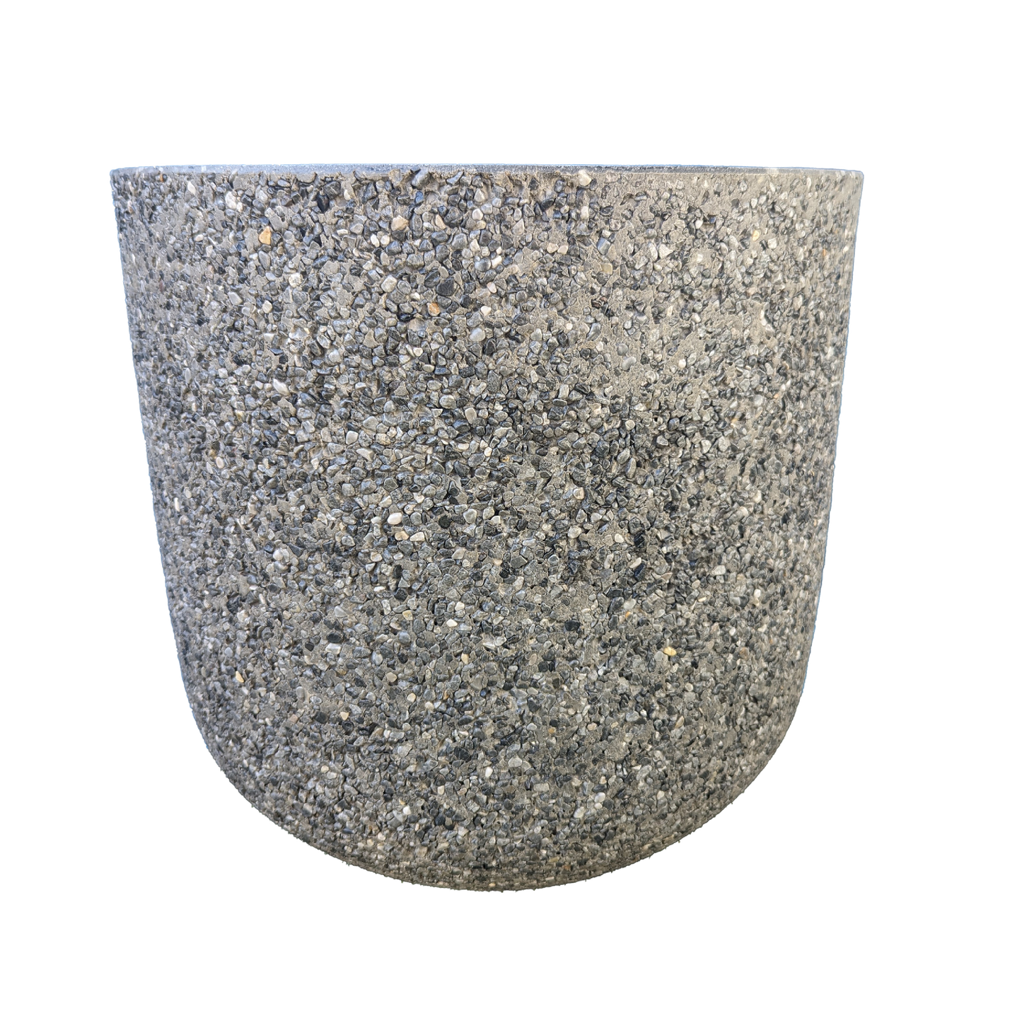 Ellie Pot [Size:Small Finish:Dark Grey Pebble]