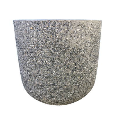 Ellie Pot [Size:Small Finish:Dark Grey Pebble]