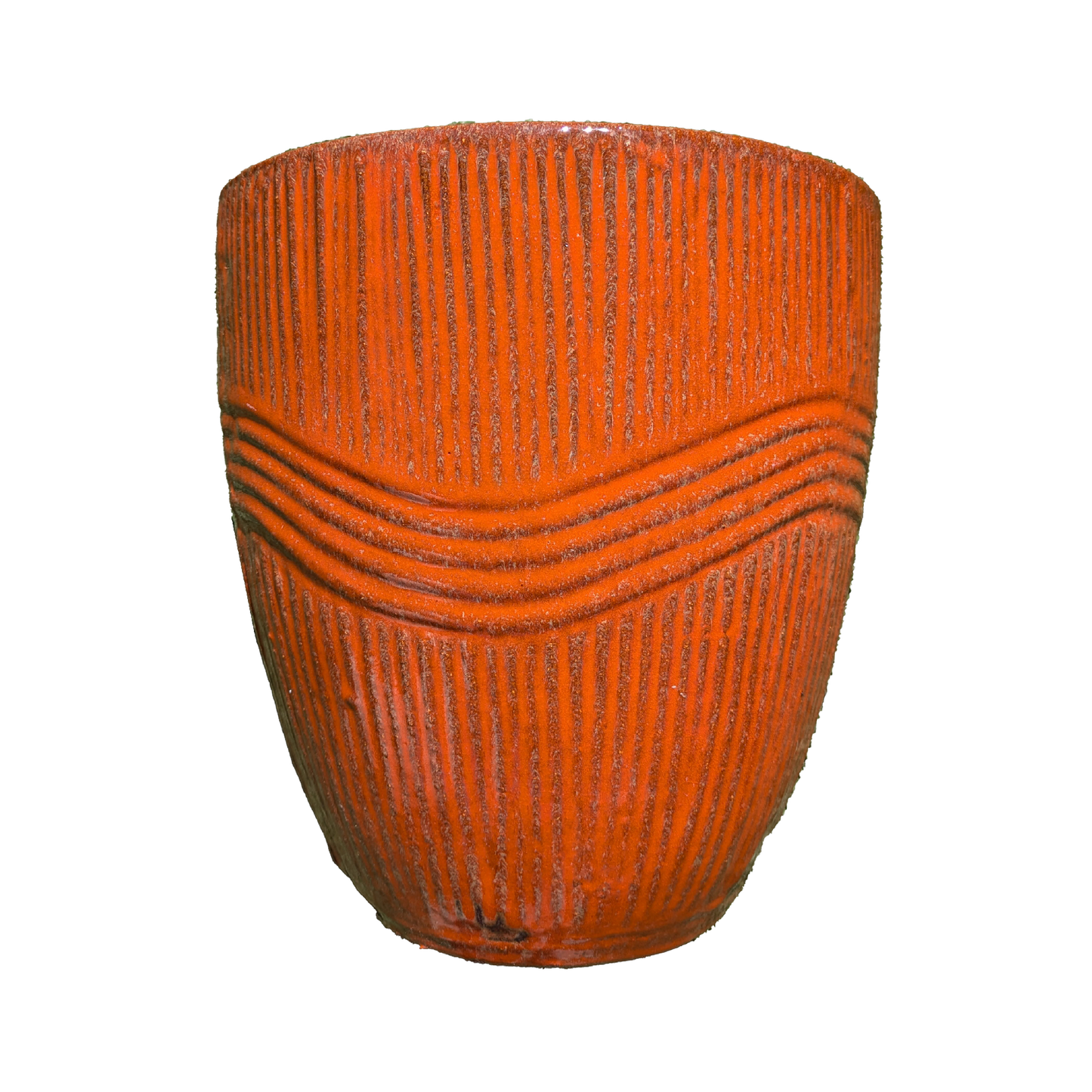 Lily Pot [Size:Small Finish:Orange]