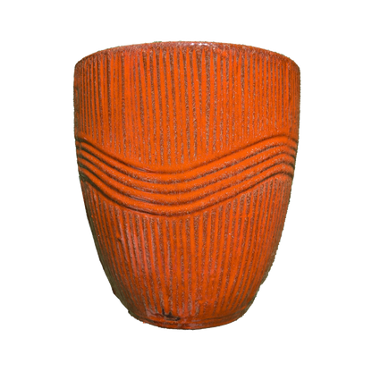 Lily Pot [Size:Small Finish:Orange]