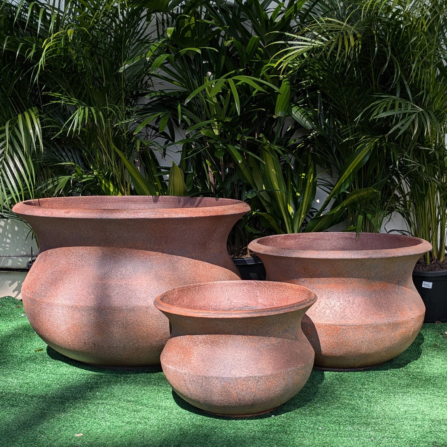 Triton Belly Pot [Size:Medium Finish:Rust]