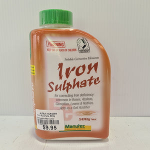 Iron Sulphate 500g soluble Manutec
