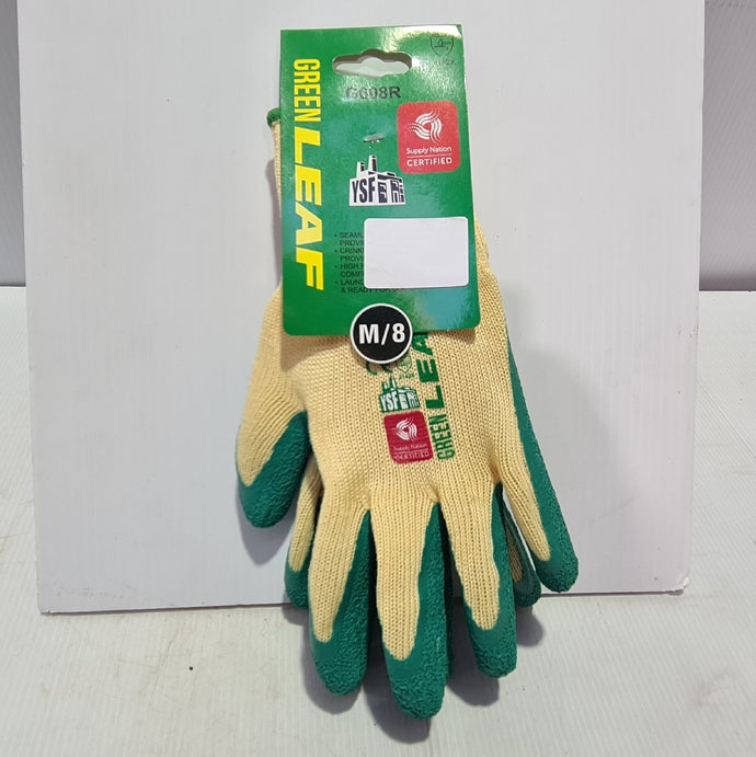 Gloves Green & Gold medium